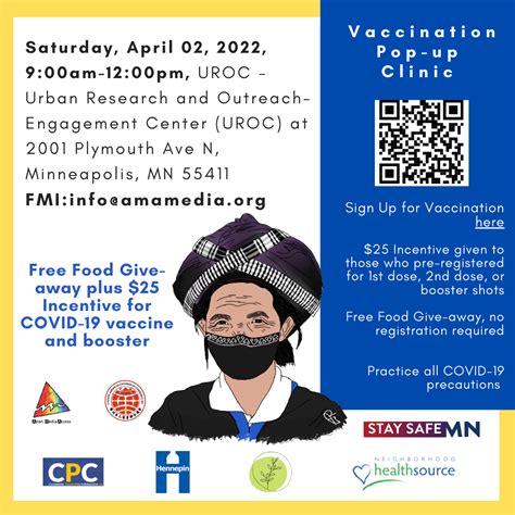 Minneapolis - COVID-19 Vaccination Pop-up Clinic - Project HEALINGS