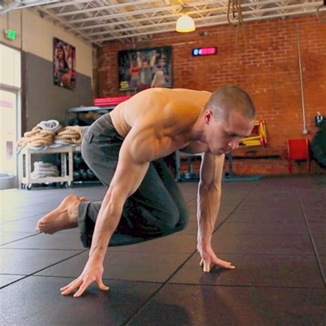 “Tuck planche hip sway. This a fantastic movement for helping you progress with the planche. Try ...