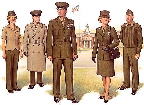 Uniforms of the US Marine Corps ~ Marine Corps