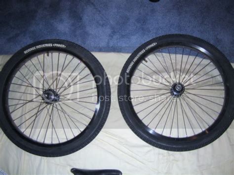 Profile complete BMX wheels - Titanium spokes/Sun Rims