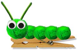 Worm Crafts for Kids: Ideas to make bookworms & inchworms with easy arts and crafts decorations ...