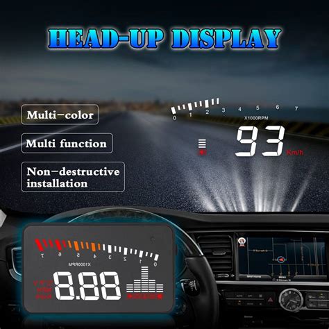 Car HUD Display Warning System