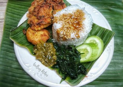 Resep Nasi Padang (telur dadar & perkedel) oleh Hadleny Kitchen - Cookpad