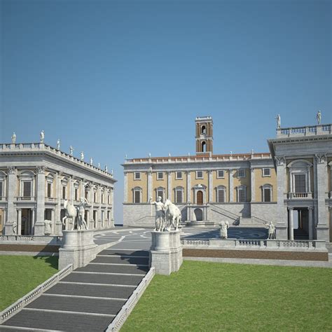 3d model capitoline hill