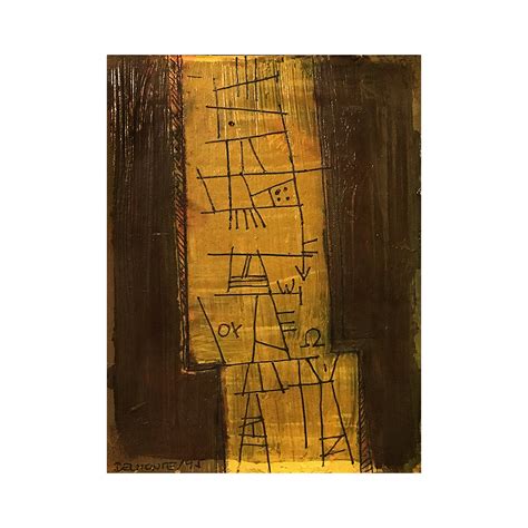 Alberto Delmonte [1933-2006] Argentine Modernist Abstract Painting "Untitled" 1995 | Abstract ...