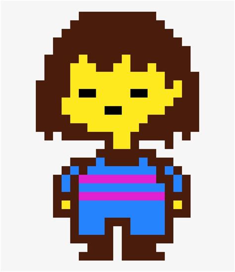 Undertale Frisk Sprite - Undertale Frisk Pixel Art - 640x960 PNG ...