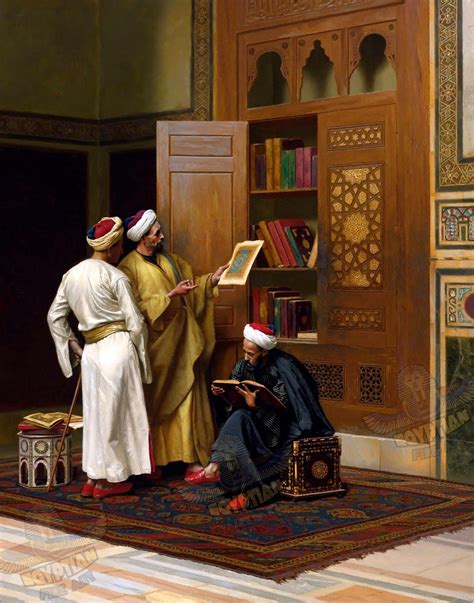 Islamic Scholars Of Al-Azhar University in Cairo – Arabic Art – Islamic Art – Egyptian Art ...