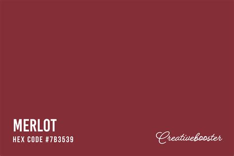 All about the color Merlot: Merlot Hex #7B3539, Meaning & Combination ...