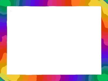 Rainbow Border by ShoshyArt | Teachers Pay Teachers