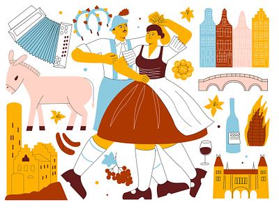 Liechtenstein culture by KSENIIA FAST on Dribbble