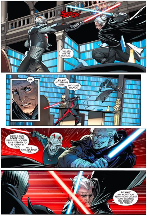 Jocasta Nu VS The Grand Inquisitor – Comicnewbies | Star wars concept art, Star wars comics ...