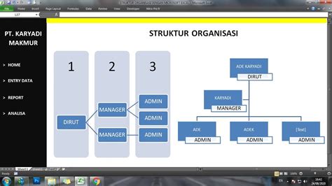 Cara Membuat Struktur Organisasi Di Microsoft Excel Dengan Smartart ...