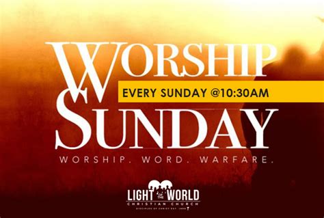 Morning Worship Service | Light of the World Christian Church