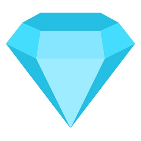 Diamante de piedras preciosas icono plana - Descargar PNG/SVG transparente