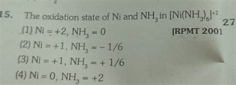 Coordination number of Ni in [Ni (C2O4)3]^4 - is: