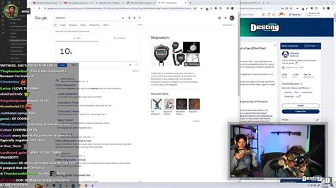 .Oh look it's my favorite streamer Destiny let's see what he's up to ...