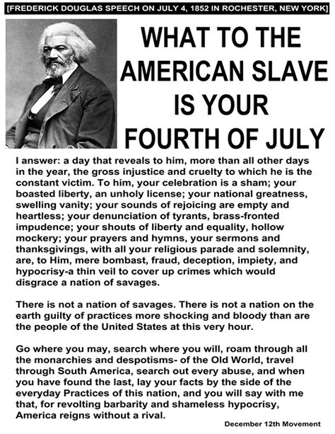 Frederick Douglas Speech: What to the American Slave is Your Fourth of ...