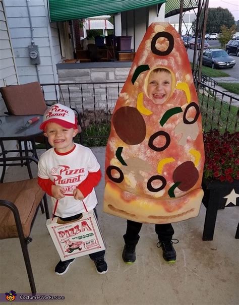 Delivery Boy and Slice of Pizza Costume