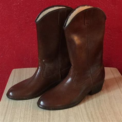 Vintage Men's RED BALL Brand Brown Rubber Insulated Cowboy Boots ~ Size 10 | Boots, Cowboy boots ...