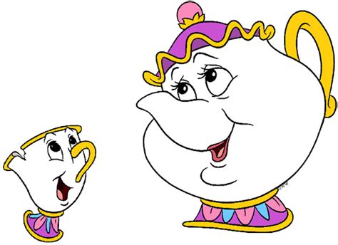 Mrs. Potts and Chip Clip Art 2 | Disney Clip Art Galore