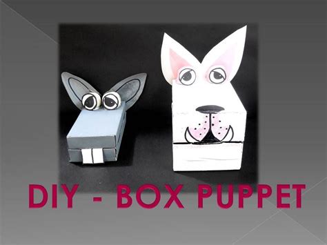 DIY - How to make a Box Puppet - YouTube