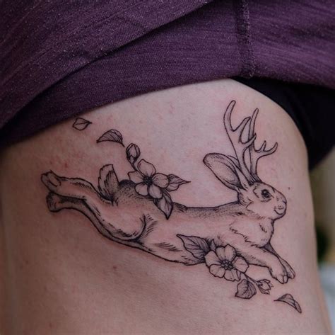 Jackalope tattoo | Tattoos with meaning, Tattoos, Antler tattoo