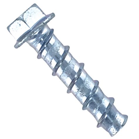 Hillman Fasteners 372223 Screw-Bolt+ Concrete Screw Anchors, Zinc ...