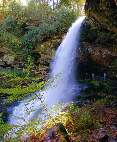 Dry Falls, Highlands, NC | RomanticAsheville.com | Camping in north ...