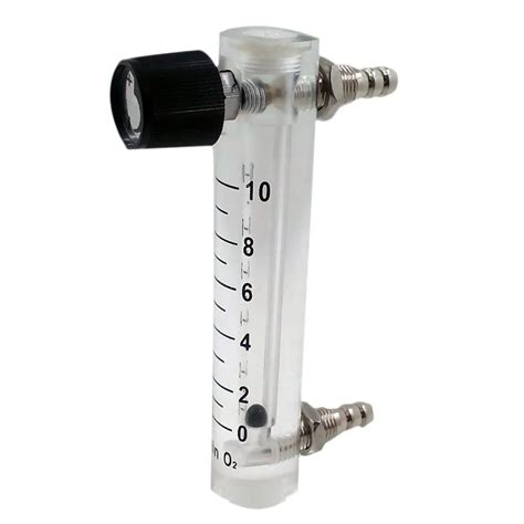 10pcs 1 10LPM air flow meter for gas air oxygen flowmeter indicator Counter Height 115mm-in Flow ...