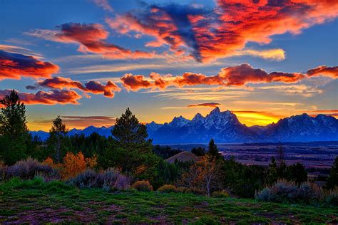 Grand Teton Sunset Photograph by Greg Norrell