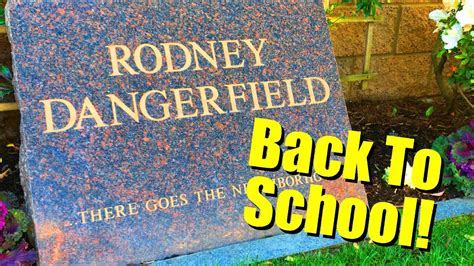 RODNEY DANGERFIELD-Visiting His Grave Site & Other UCLA & Westwood ...