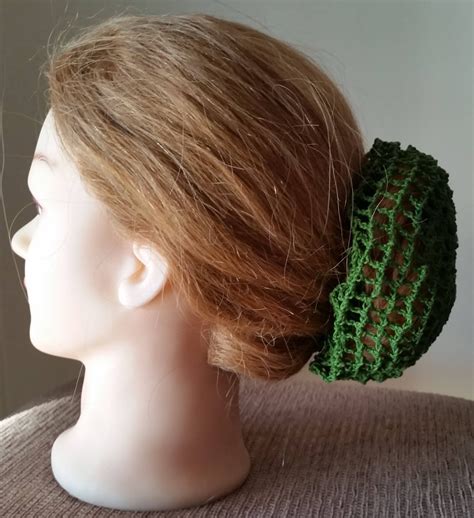 Large Size Hair Bun Cover- in Cotton Crochet Thread