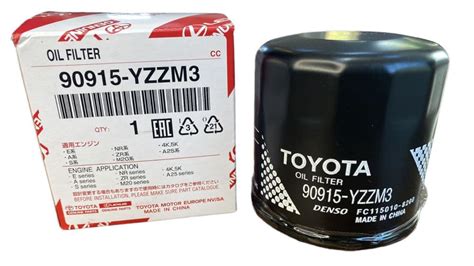 Genuine Toyota Oil Filter 90915-YZZM3