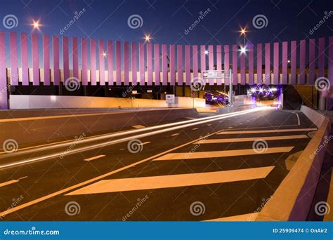 Modern Traffic Tunnel And Creative Road Design Stock Photo - Image: 25909474