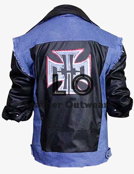 WWE D-Generation X Triple H Returns Leather Denim Jacket