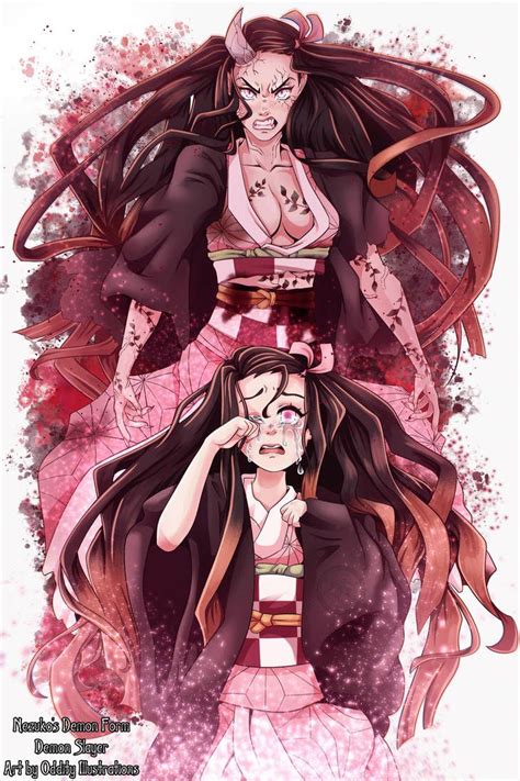 Nezuko's Demon Form by OddityIllustrations on DeviantArt | Anime demon ...