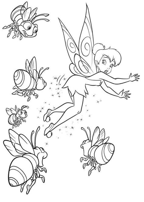 Tinkerbell | Tinkerbell coloring pages, Fairy coloring pages, Free ...