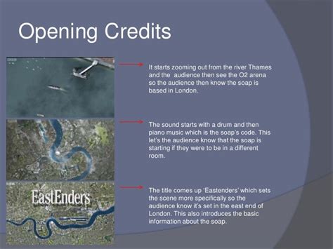 Eastenders Intro - Storyboard