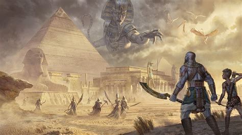 God of War Egyptian Concept Art (by Eric Ryan)