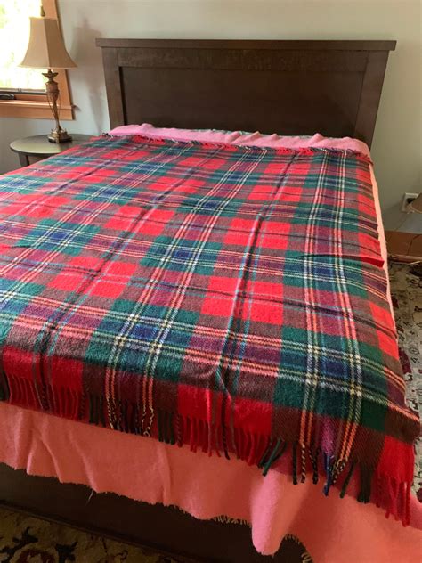 Scottish Tartan Blanket Vintage Wool Tartan Throw Wool | Etsy