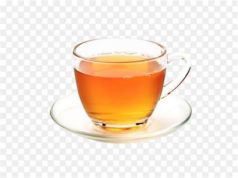 Glass cup of hot tea with saucer isolated on transparent background PNG - Similar PNG