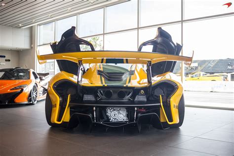 Track-focused McLaren P1 GTR rear view doors up; McLaren NB Showroom - Gallery | Mclaren p1, Gtr ...