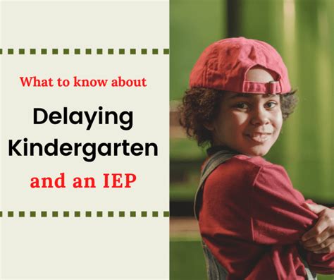 Redshirting Your Kindergartener | Pros and Cons with an IEP