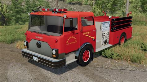 Mack CF fire truck V1.0 – FS22 mod