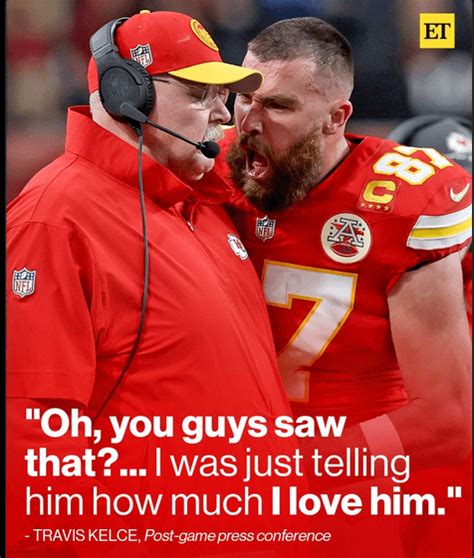 travis kelce reveals he was declaring his love for coach Andy Reid. – F ...