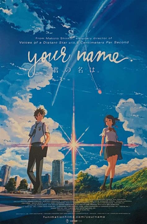 Your Name - Anime Movie Poster (24 x 36 inches) – Imaginus Posters