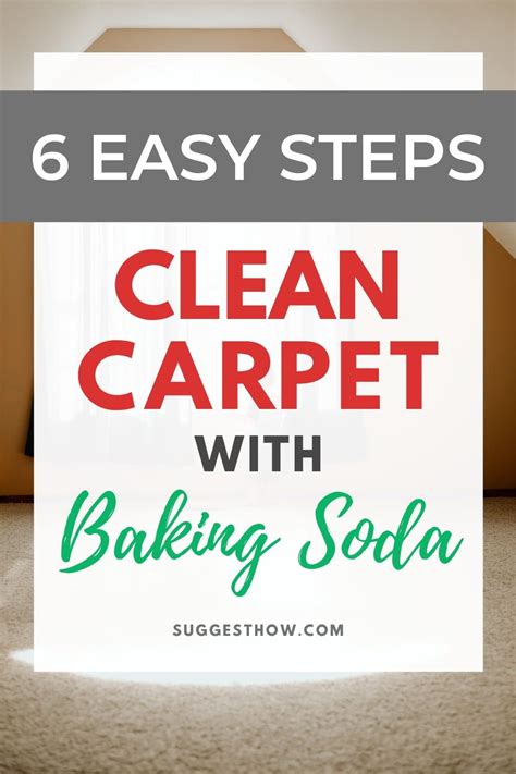 How to Clean Carpet with Baking Soda- 6 Steps to Follow | How to clean ...