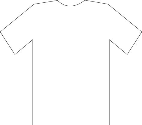 T-Shirt Sketch — Sketches, Patterns & Templates | Tshirt template, Template printable, Shirt sketch