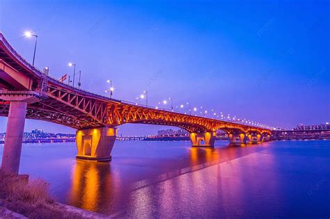 Seongsu Bridge At Night In Seoul Korea East Seoul Architecture Photo ...