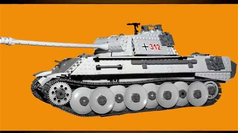 Lego Tank MOC 2 2015 scala 1 16 Panzerkampfwagen V Panther - YouTube